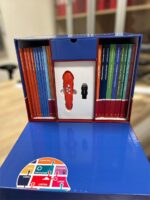 English learning box set from beginner to advanced including books, digital resources and speaking practice tools